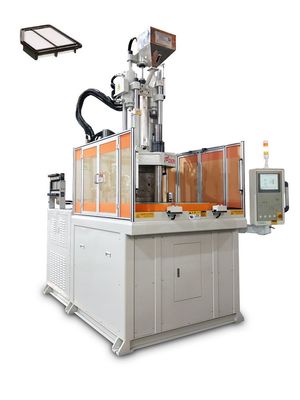 Macchina di iniezione verticale rotativa ad alta efficienza da 120 tonnellate utilizzata per la fabbricazione di filtri per aria/olio