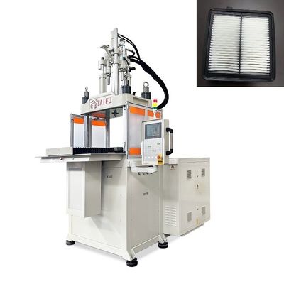 Macchina per stampaggio a iniezione verticale a singolo scivolo da 160 tonnellate per la fabbricazione di filtri per aria di cabina