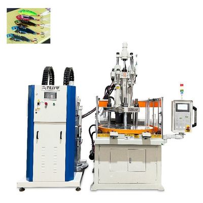 55 tonnellate Liquid Silicone Vertical Injection Molding Machine per la fabbricazione di prodotti per l'esca da pesca