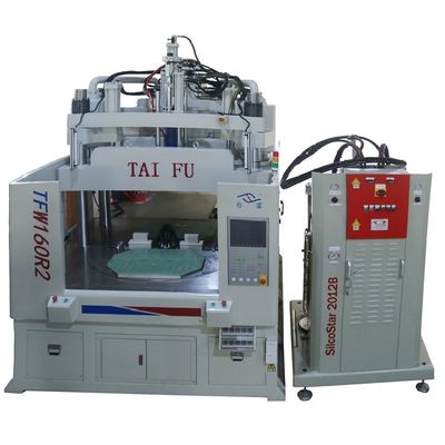 160 tonnellate Low Workbench LSR Silicone Vertical Rotary Injection Molding Machine