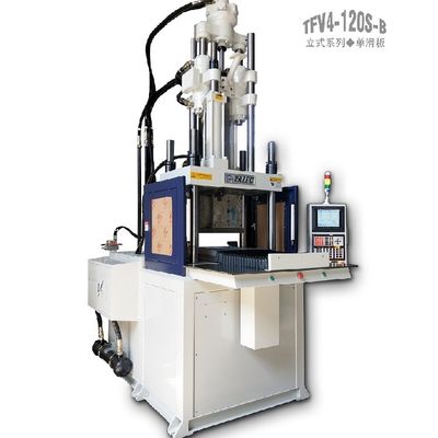 120 tonnellate Verticale Single Slide Injection Molding Machine con porta di sicurezza in lamiera blu