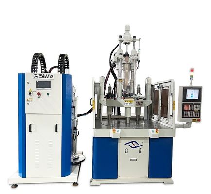 Macchina per lo stampaggio a iniezione di occhiali da vista in silicone con tavolo a basso lavoro 85 tonnellate