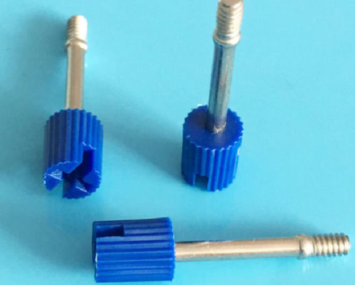 Macchina per stampaggio a iniezione verticale da 85 tonnellate con singolo scivolo utilizzata per la vite VGA