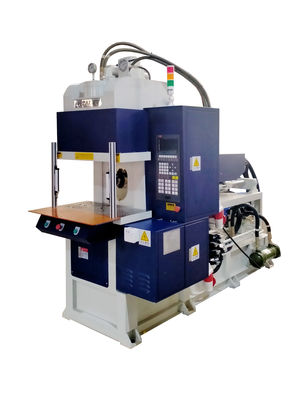 55 tonnellate Vertical Injection Molding Machine For Power Cord con colore blu