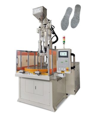 Macchina per lo stampaggio a iniezione verticale in PVC da 85 tonnellate con tavolo rotativo