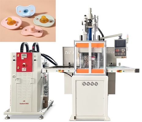 Efficiente e precisa Verticale LSR Silicone Iniezione stampaggio macchina per mammifero bambino