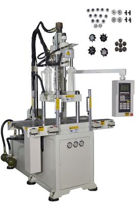 Alta sicurezza 55ton Verticale Plastica Iniezione stampaggio macchina con doppio scivolo
