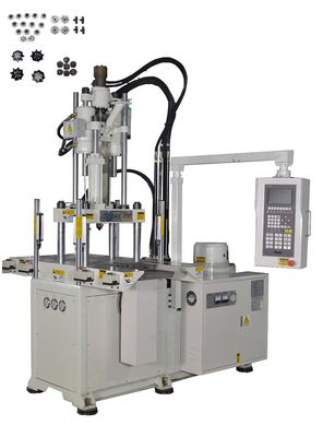 Alta sicurezza 55ton Verticale Plastica Iniezione stampaggio macchina con doppio scivolo
