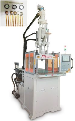 Macchina per stampaggio a iniezione verticale ad alta velocità da 85 tonnellate di alta qualità per connettori
