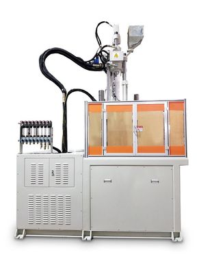 Alta efficienza 120 tonnellate accessori per autoveicoli rotativi Verticale macchina per lo stampaggio a iniezione