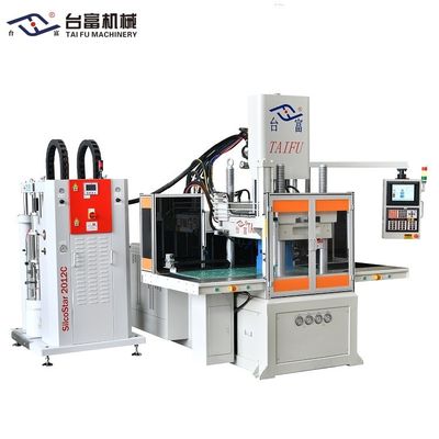 Macchina per la fabbricazione del coperchio di silicone liquido, macchina per lo stampaggio a iniezione a doppio scivolo, tipo freno