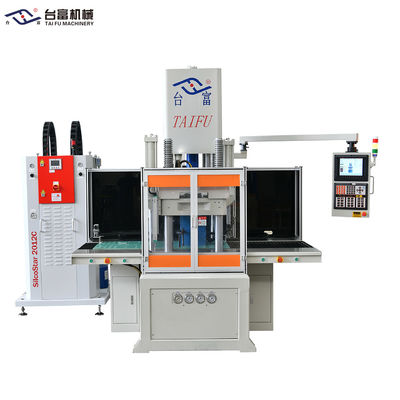Macchina per la fabbricazione del coperchio di silicone liquido, macchina per lo stampaggio a iniezione a doppio scivolo, tipo freno