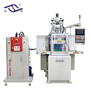 85 tonnellate Calzatura Sulla Fabbricazione di Macchine Verticale doppio scivolo LSR Iniezione stampaggio