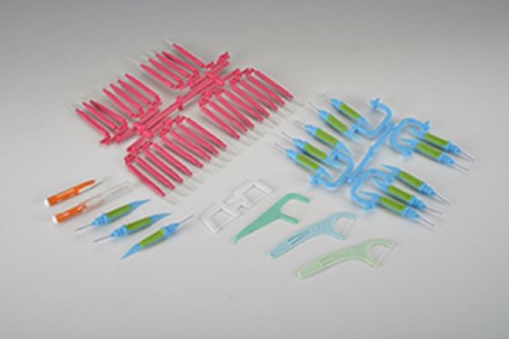 55 tonnellate rotativa verticale plastica macchina di stampaggio a iniezione usd per filo dentale