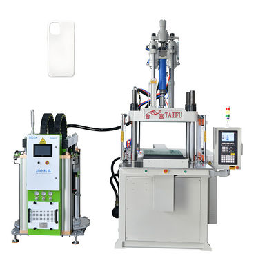 Macchina per lo stampaggio a iniezione verticale di silicone liquido ad alta efficienza per la fabbricazione di custodie per telefoni
