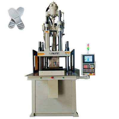 Macchina per stampaggio a iniezione verticale a singolo scivolo ad alta efficienza per la fabbricazione di scarpe