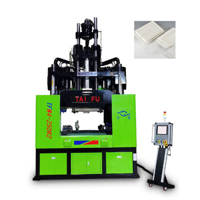 Macchina di stampaggio a iniezione verticale rotativa a bassa altezza da 250 tonnellate per la fabbricazione di filtri