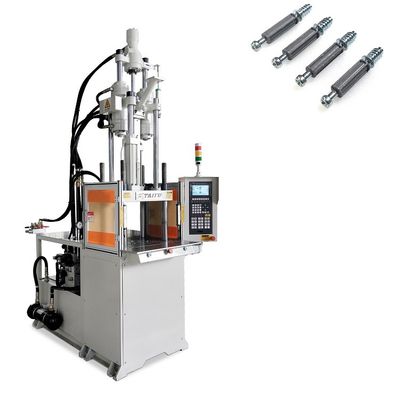 Macchina di stampaggio a iniezione verticale in plastica standard da 35 tonnellate per la fabbricazione di viti a cam lock