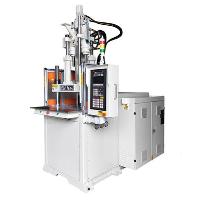 Macchina per stampaggio a iniezione verticale a singola diapositiva da 85 tonnellate per la produzione di adesivi per avvolgimento a vite