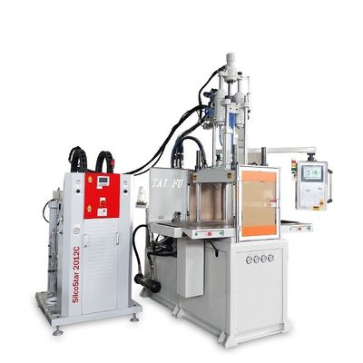 doppia diapositiva Maschera Faciale in Silicone Spazzola di Fabbricazione 85T Verticale Stampaggio a Iniezione