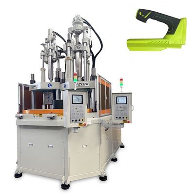 Macchina di stampaggio a iniezione verticale rotativa a doppio colore da 200 tonnellate per la fabbricazione di stampi per trivellazioni
