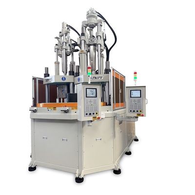 Macchina di stampaggio a iniezione verticale rotativa a doppio colore da 200 tonnellate per la fabbricazione di stampi per trivellazioni