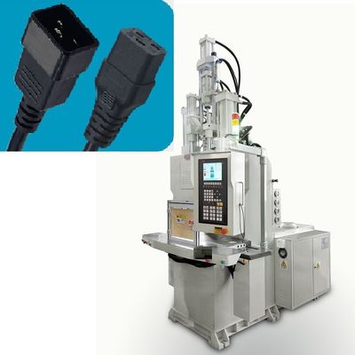 35T C-Type Power Plug Making Machine Vertical Injection Molding Machine con doppio scivolo