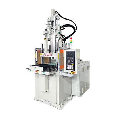 Macchina di stampaggio a iniezione verticale a singolo scivolo ad alta efficienza per la produzione di ganci di plastica