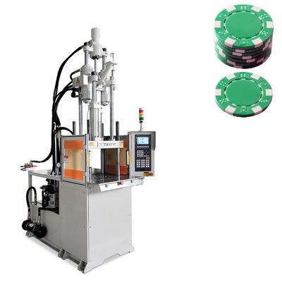 Macchina per stampaggio a iniezione verticale in plastica da 35 tonnellate per la fabbricazione di fiches da poker