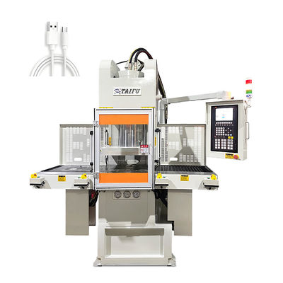 Macchina per stampaggio a iniezione verticale con doppio scivolo da 85 tonnellate per la produzione di filo