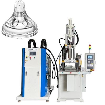 Macchina per stampaggio a iniezione verticale ad alta precisione in silicone liquido per prodotti per bambini