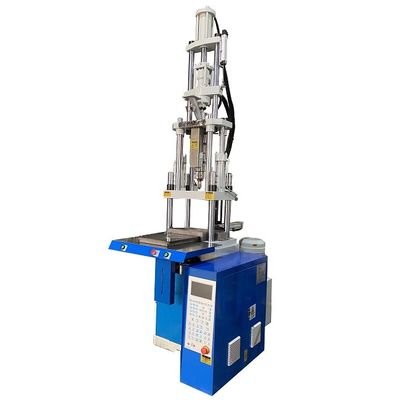 Macchina per stampaggio a iniezione di plastica verticale a singolo scivolo da 25 tonnellate per linee di auricolari