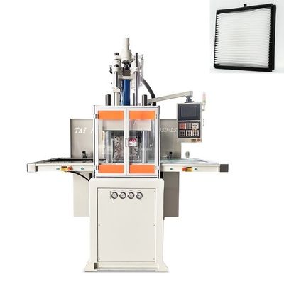 Macchina per lo stampaggio a iniezione a doppio scivolo ad alta efficienza verticale che produce filtri d'aria