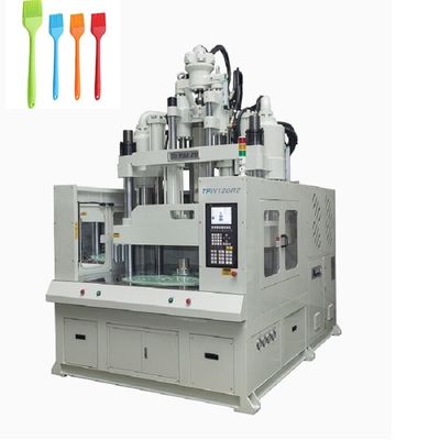 120 tonnellate Low Workbench Rotary Table Vertical Injection Molding Machine per la fabbricazione di spazzole per olio