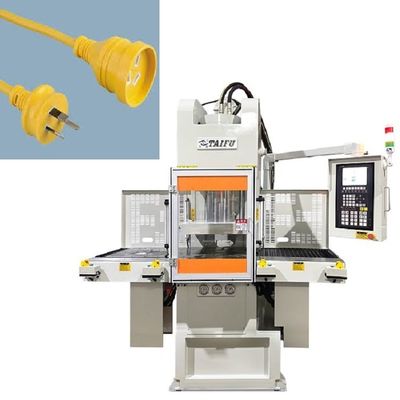 Macchina per stampaggio a iniezione verticale con doppio scivolo da 85 tonnellate