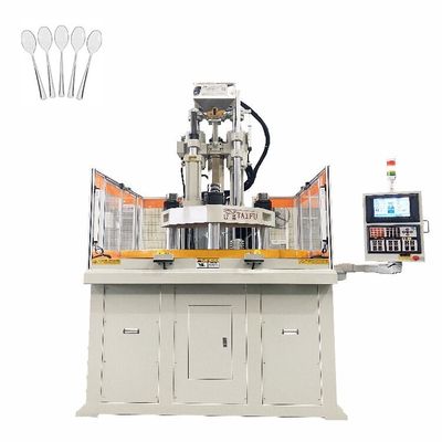 160 tonnellate rotativa Verticale Plastic Injection Molding Machine per la fabbricazione di cucchiaio monouso di plastica